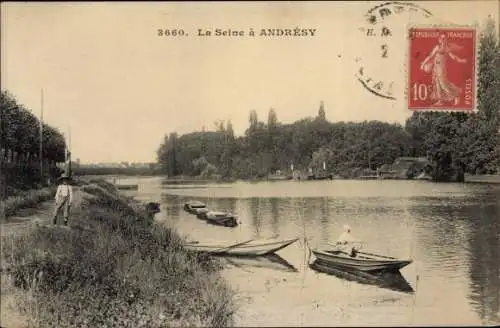 Ak Andresy Yvelines, La Seine