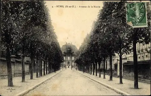 Ak Rueil Hauts-de-Seine, Avenue de la Mairie