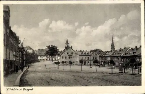 Ak Elterlein im Erzgebirge, Marktplatz