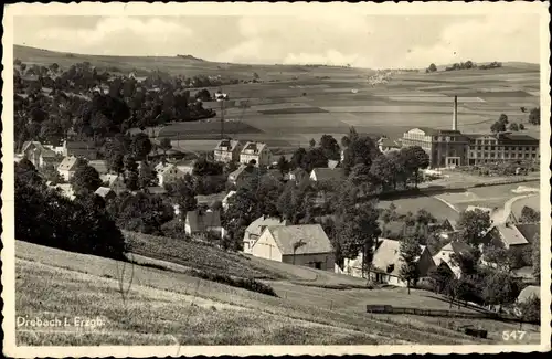 Ak Drebach im Erzgebirge, Ort mit Umgebung