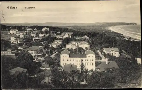 Ak Ostseebad Göhren auf Rügen, Panorama