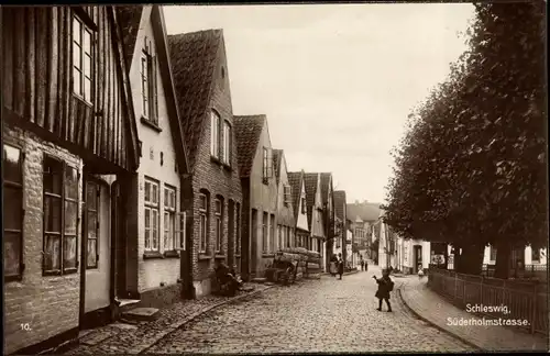 Ak Schleswig an der Schlei, Süderholmstraße