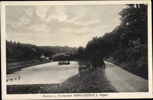 Ak Hilgen Burscheid Rheinisch Bergischen Kreis, Pension und Restaurant Markusmühle