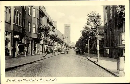 Ak Wiesdorf Leverkusen im Rheinland, Hauptstraße