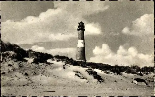 Ak Hörnum auf Sylt Nordfriesland, Leuchtturm