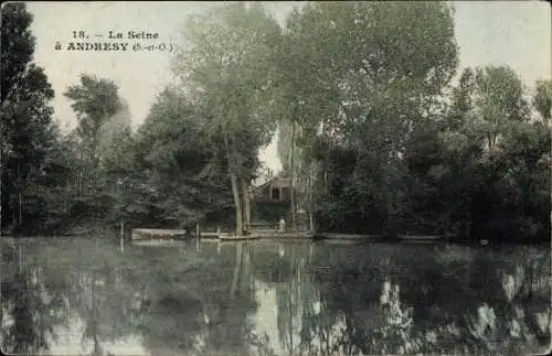 Ak Andresy Yvelines, La Seine