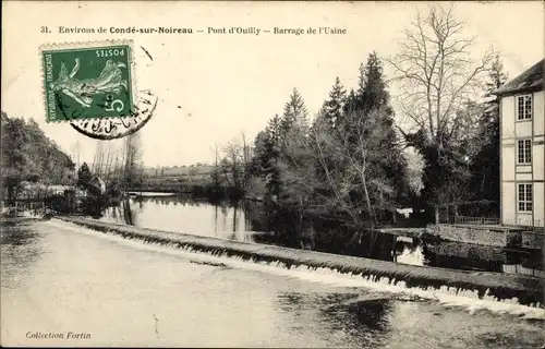 Ak Condé sur Noireau Calvados, Barrage de l'Usine