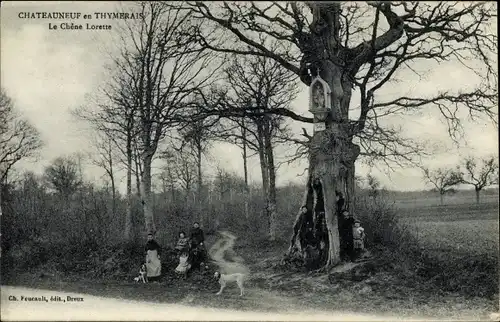 Ak Châteauneuf Eure et Loir, Le Chene Lorette