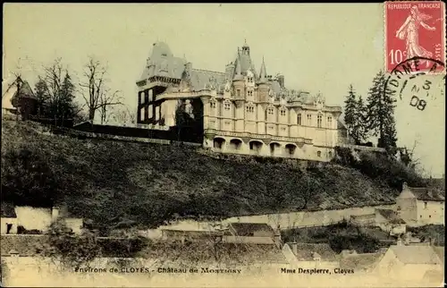 Ak Montigny Eure et Loir, Le Chateau