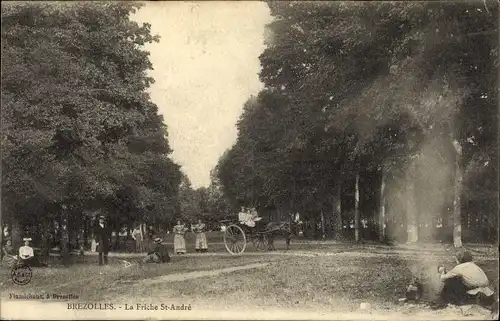 Ak Brezolles Eure et Loir, La Friche Saint Andre