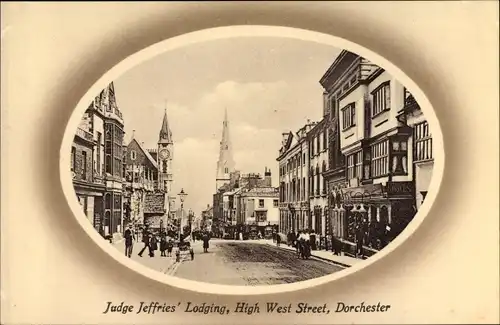 Passepartout Ak Dorchester Dorset South West England, Judge Jeffries' Lodging, High West Street