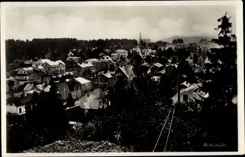 Ak Riihimäki Finnland, Blick auf den Ort