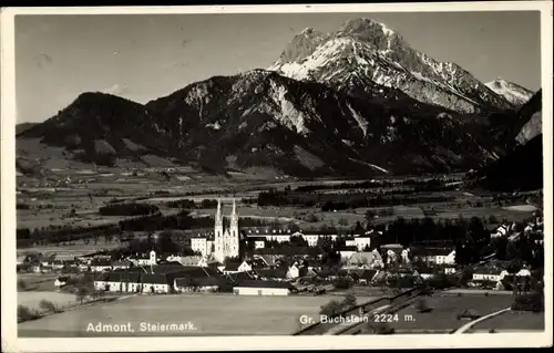 Ak Admont Steiermark, Panorama mit Großem Buchstein