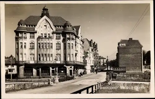 Foto Ak Varnsdorf Warnsdorf Region Aussig, Rathausstraße