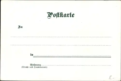 Litho Schwälmer Trachten, Großvater und Enkel