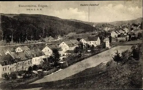 Ak Rechenberg Bienenmühle Erzgebirge, Kadens Gasthof, Ort