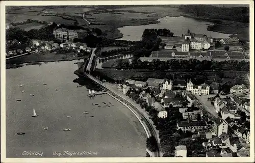 Ak Schleswig an der Schlei, Fliegeraufnahme