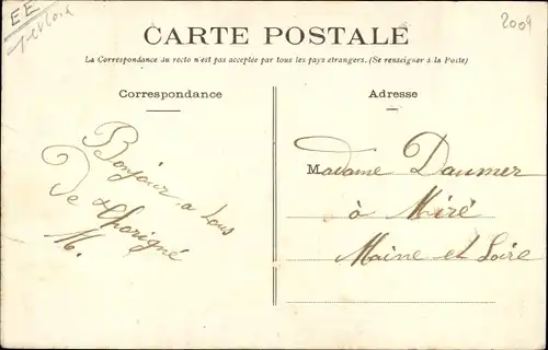 Ak Thorigne Maine et Loire, Ortspartie