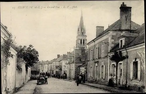 Ak Tiercé Maine et Loire, Grande Rue