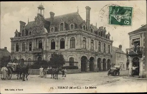 Ak Tiercé Maine et Loire, La Mairie