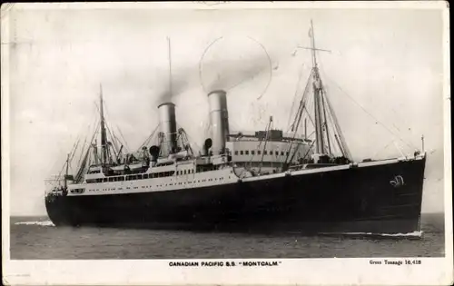 Ak Canadian Pacifil, S. S. Montcalm