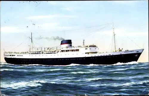 Ak Dampfschiff SS Stella Maris, Sun Line
