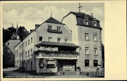 Ak Kyllburg in der Eifel, Fremdenpension Hotel Kurfürst von Trier