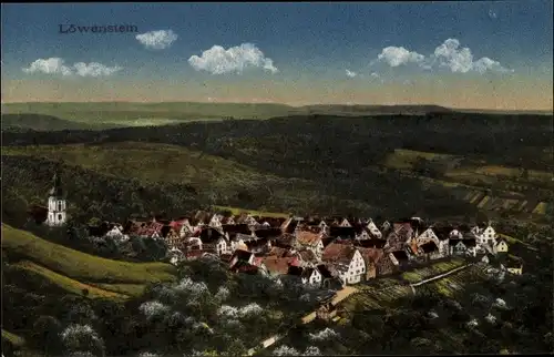 Ak Löwenstein in Baden Württemberg, Panorama