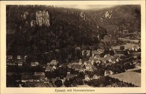 Ak Eybach Geislingen an der Steige, Panorama mit Himmelsfelsen