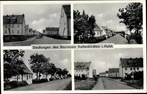 Ak Kaltenkirchen in Holstein, Siedlungen des Bauverein