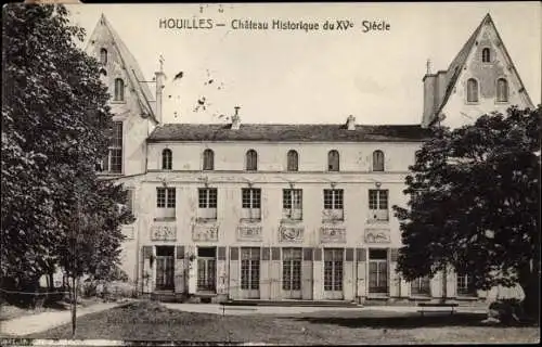 Ak Houilles Yvelines, Chateau Historique du XV Siecle