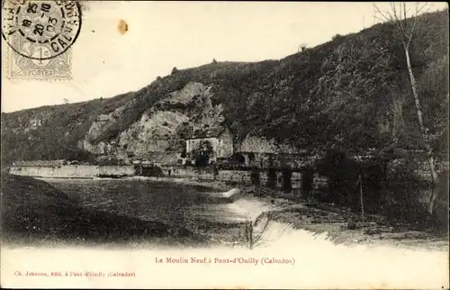 Ak Pont d Ouilly Calvados, Le Moulin Neuf