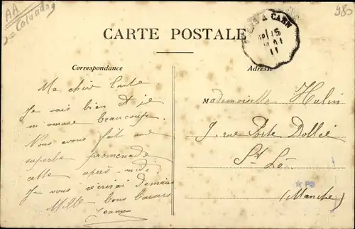 Ak Pont d Ouilly Calvados, Le Pont sur l'Orne