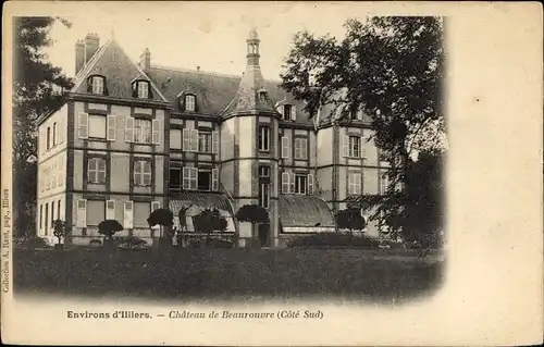 Ak Illiers Eure et Loir, Chateau de Beaurouvre