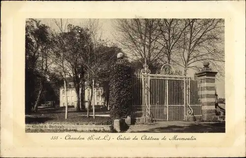 Ak Chaudon Eure et Loir, Entree du Chateau de Mormoulin