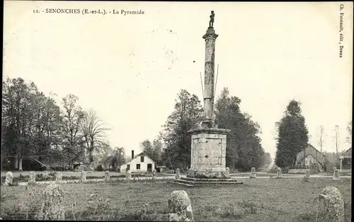 Ak Senonches Eure et Loir, La Pyramide