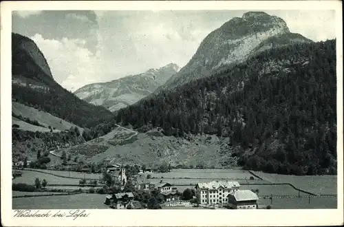 Ak Weißbach bei Lofer Salzburg, Blick auf den Ort