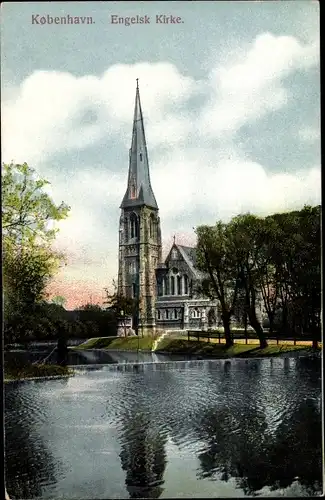 Ak København Kopenhagen Dänemark, Engelsk Kirke