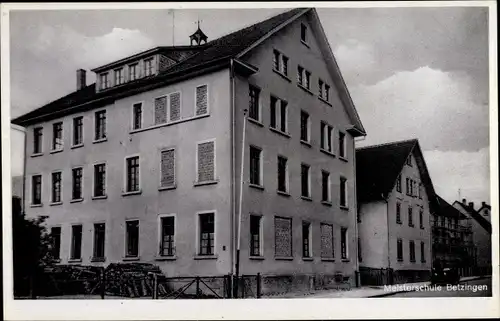 Ak Betzingen Reutlingen in Baden Württemberg, Meisterschule