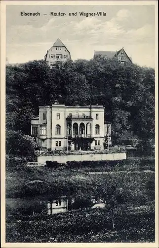Ak Lutherstadt Eisenach in Thüringen, Reuter- und Wagner Villa