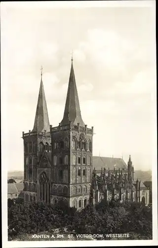 Foto Ak Xanten am Niederrhein, St. Victor Dom