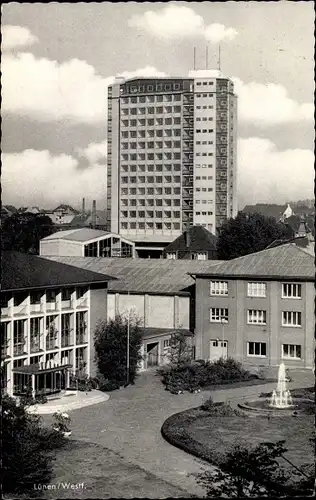 Ak Lünen in Westfalen, Blick auf das Rathaus