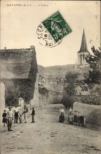 Ak Louvaines Maine et Loire, L'Eglise