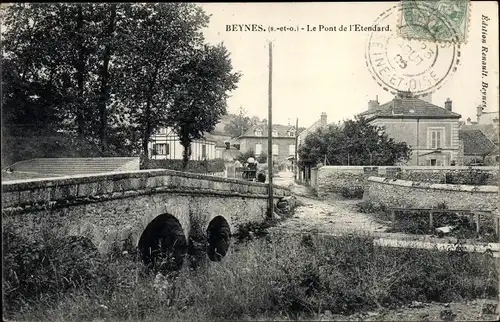 Ak Beynes Yvelines, Le Pont de l'Etendard