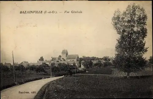 Ak Bazainville Yvelines, Vue Generale