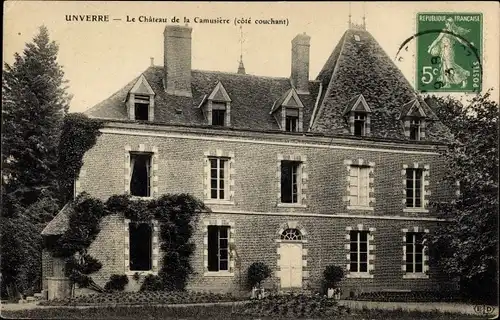 Ak Unverre Eure et Loir, Le Chateau de la Camusiere