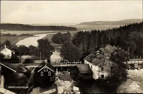 Ak Gåsevadholm Schweden, Panorama