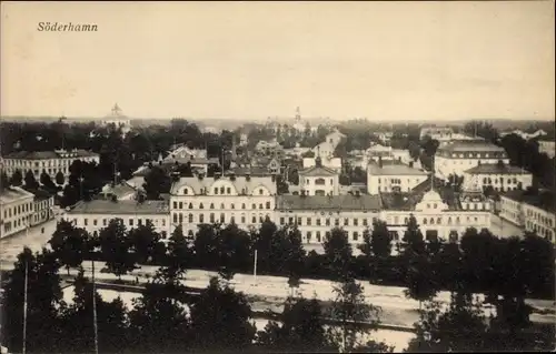 Ak Söderhamn Schweden, Blick auf den Ort