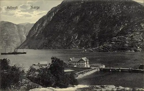 Ak Hellesylt Norwegen, Panorama
