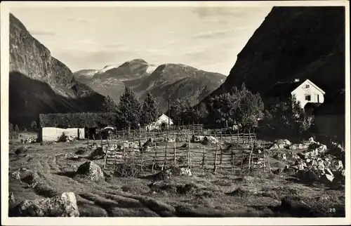 Ak Norangsdalen Norwegen, Blick auf den Ort